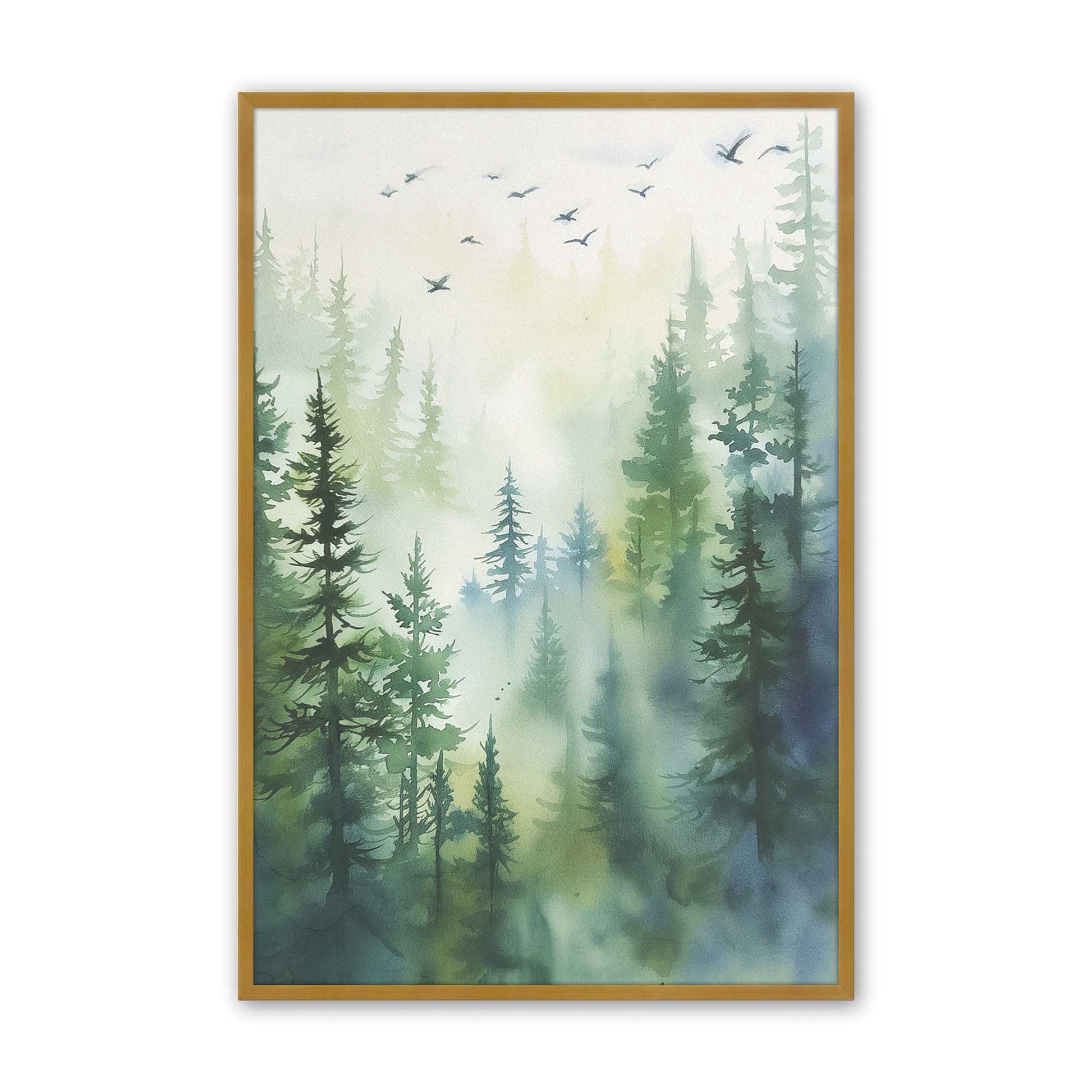 [Color:Polished Gold], Picture of art in a Polished Gold frame