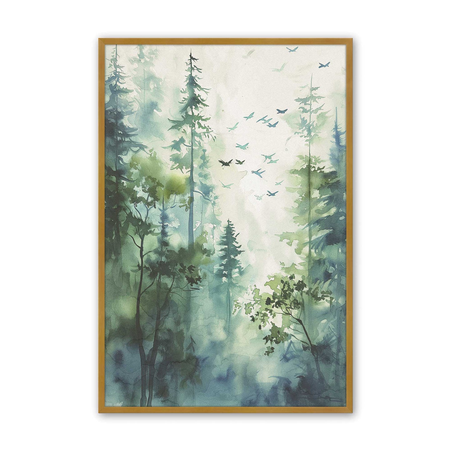 [Color:Polished Gold], Picture of art in a Polished Gold frame