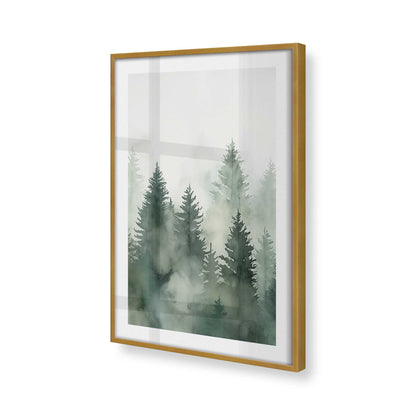 [Color:Polished Gold], Picture of art in a Polished Gold frame of the corner