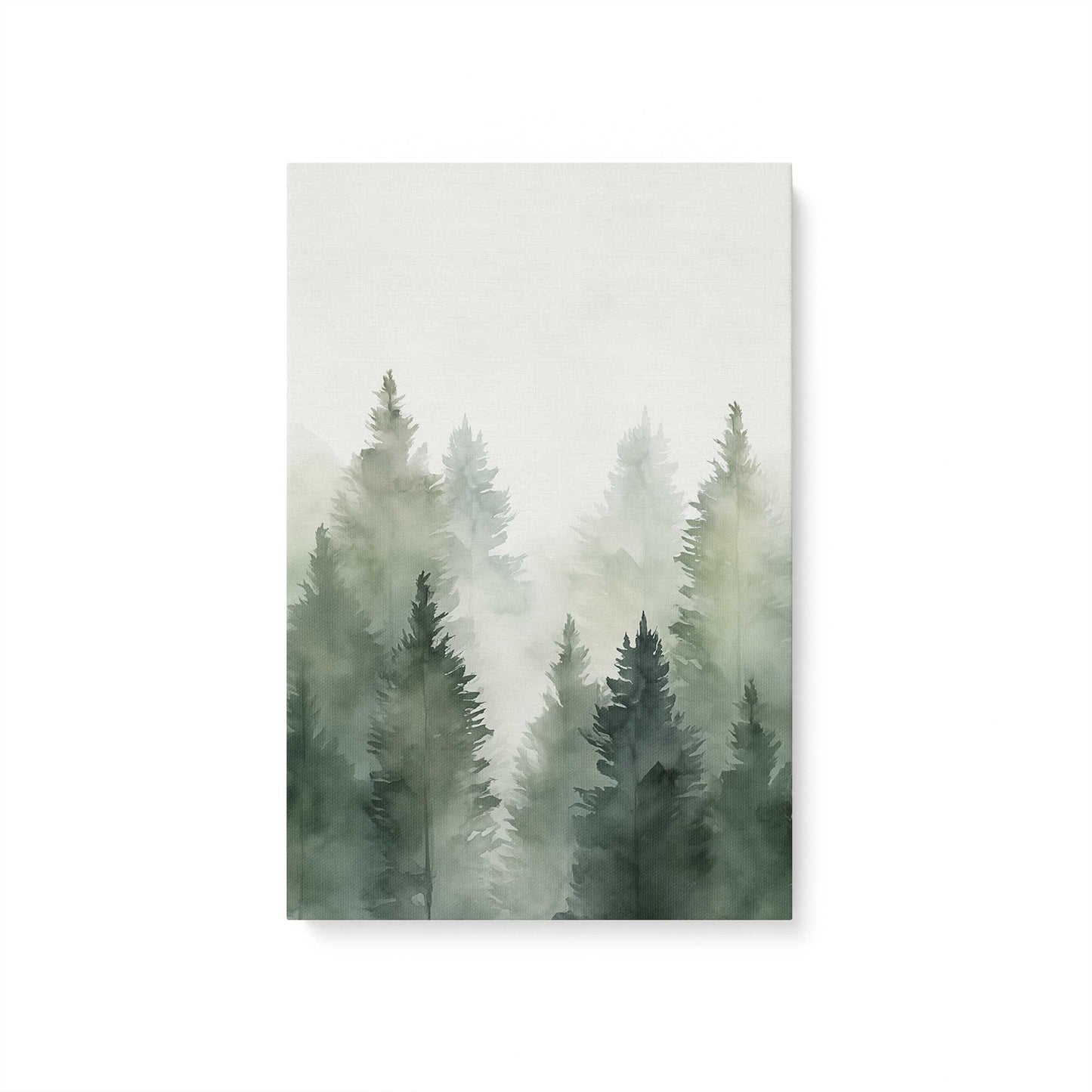 Foggy Pines Canvas Print, Set of 3