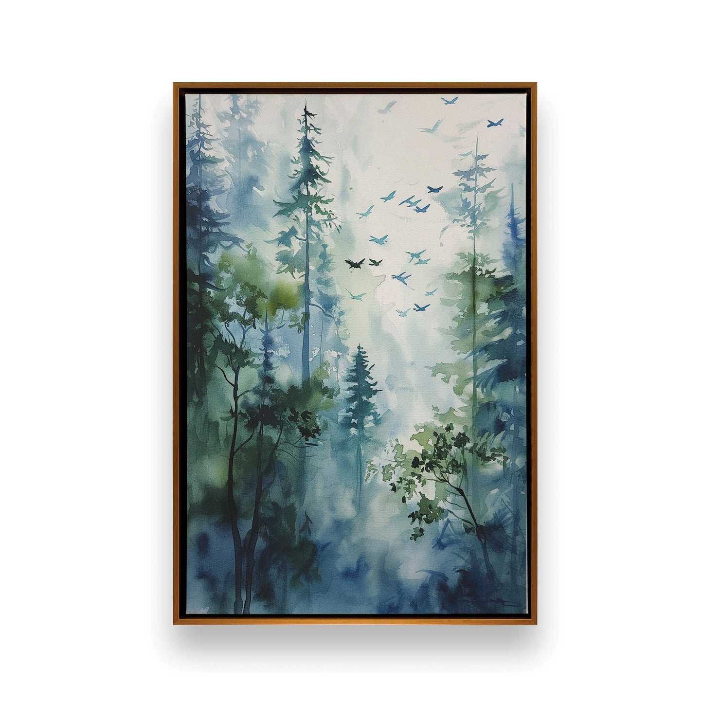 Charming Forest Scene Canvas Print, Set of 2