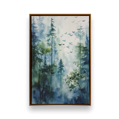 Charming Forest Scene Canvas Print, Set of 2