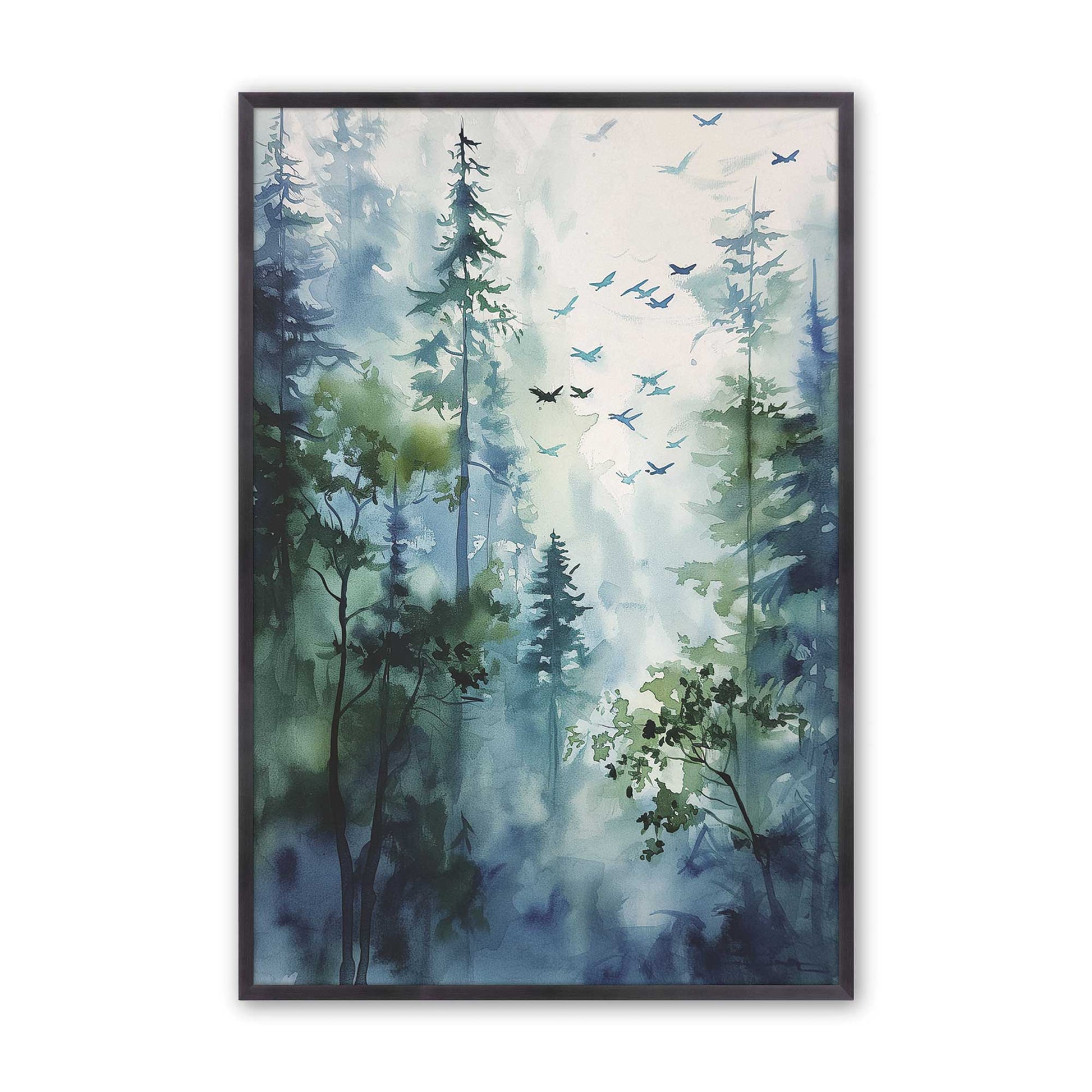 [Color:Weathered Zinc], Picture of art in a Weathered Zinc frame