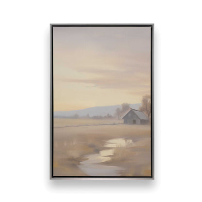 Quiet Country Scenes Canvas Print, Set of 2
