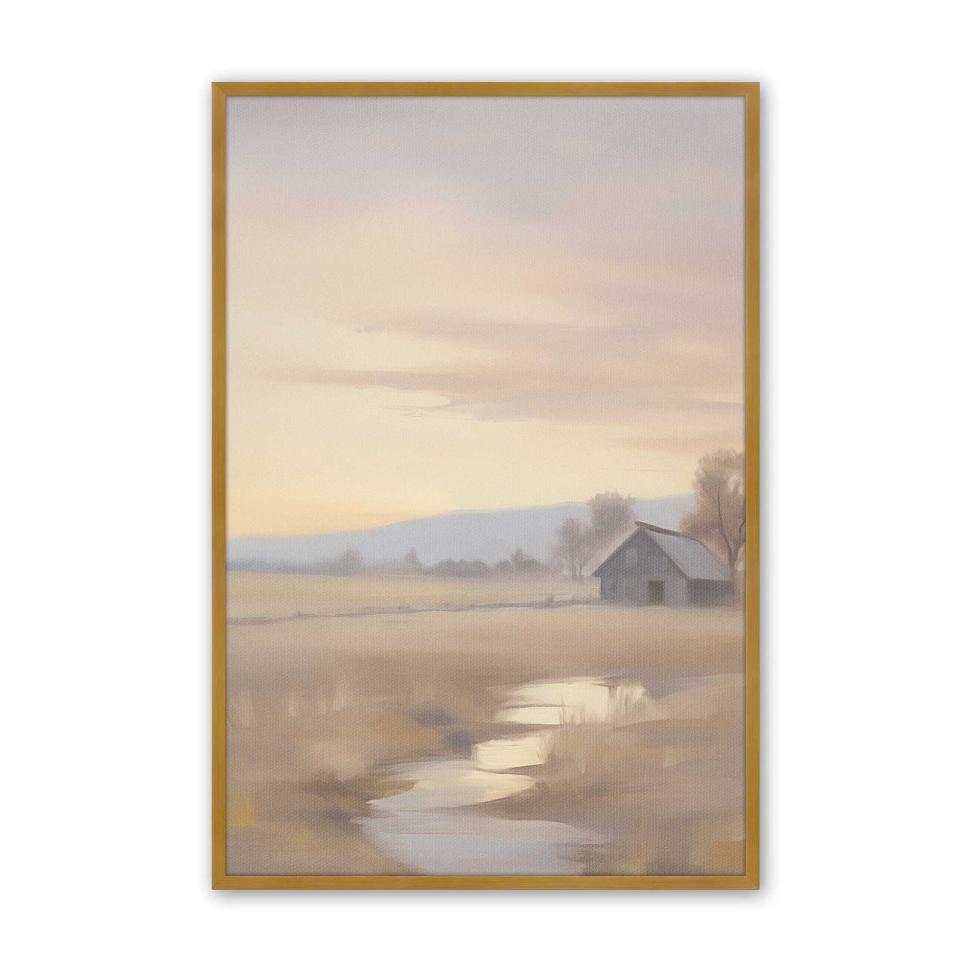 [Color:Polished Gold], Picture of art in a Polished Gold frame