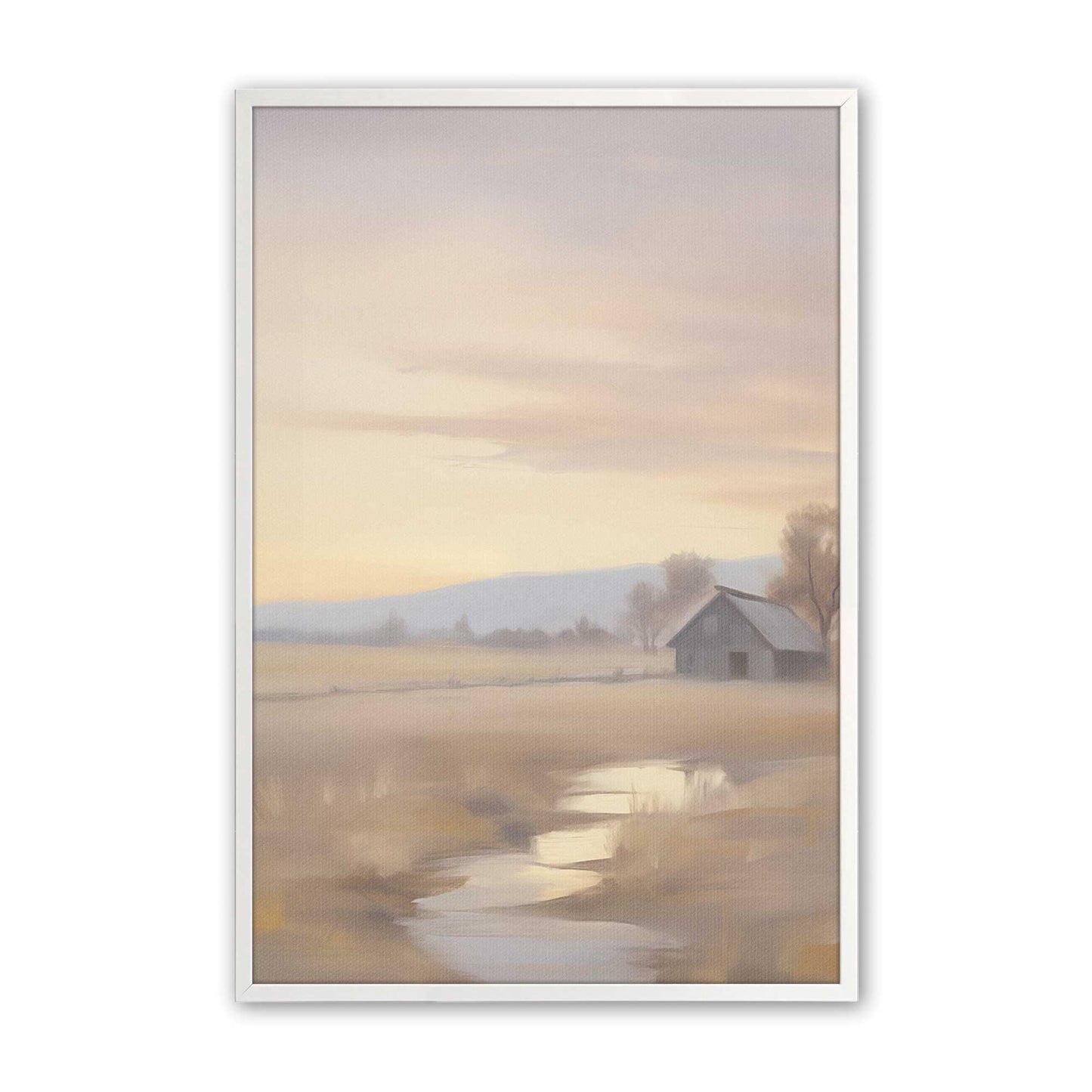 Quiet Country Scenes Art Print, Set of 2