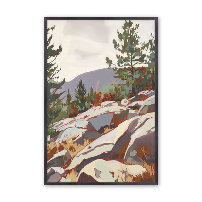 [Color:Weathered Zinc], Picture of art in a Weathered Zinc frame