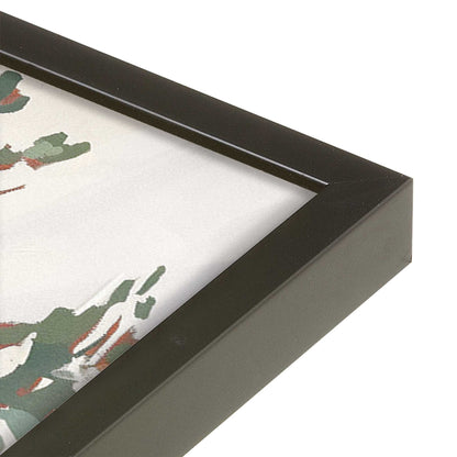 [Color:Satin Black], Picture of art in a Satin Black frame at an angle