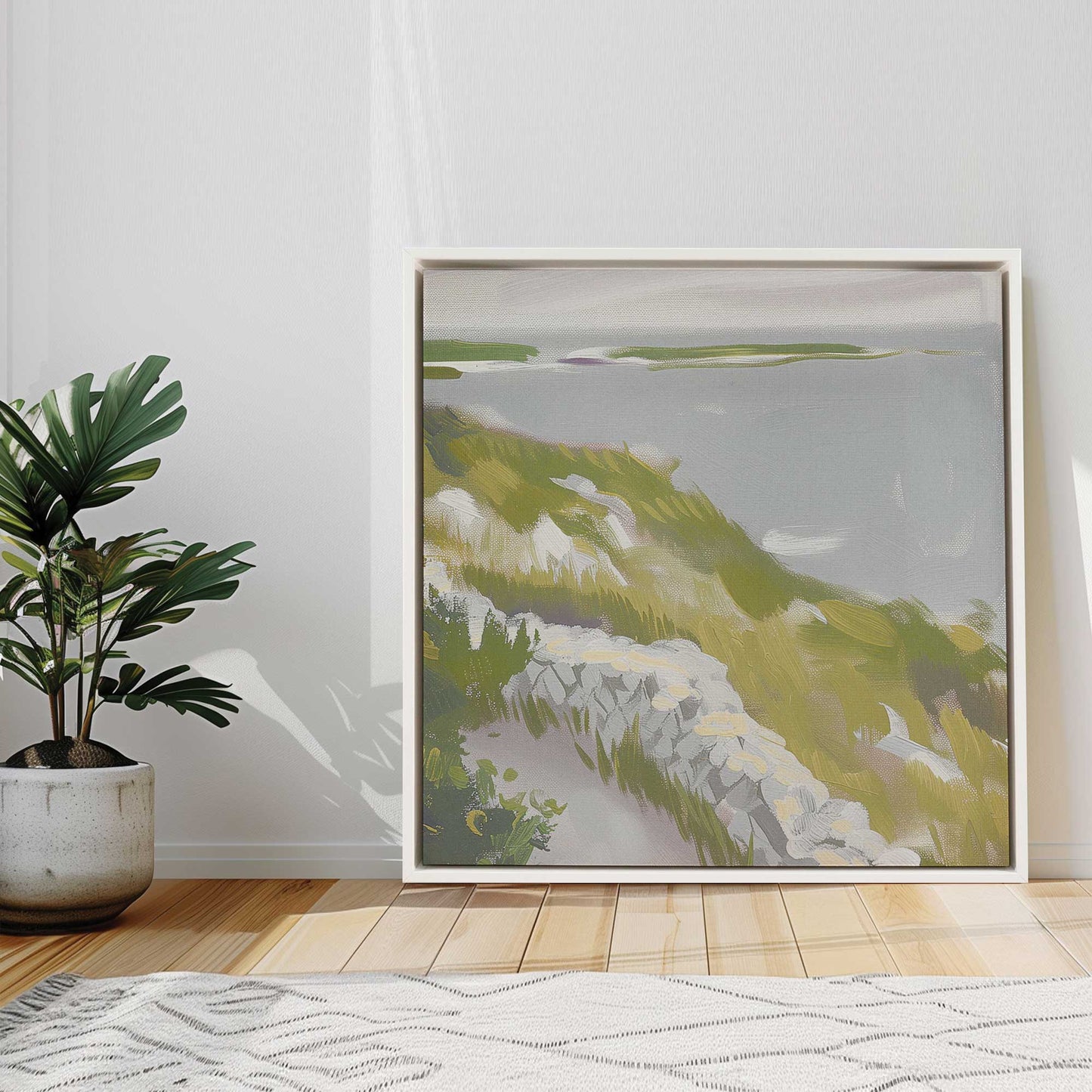 Coastal Path to the Sea II Canvas Print