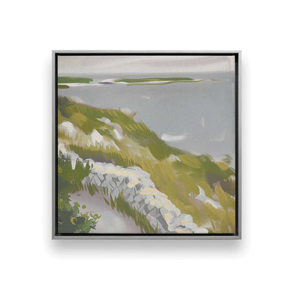 Coastal Path to the Sea Canvas Print, Set of 2
