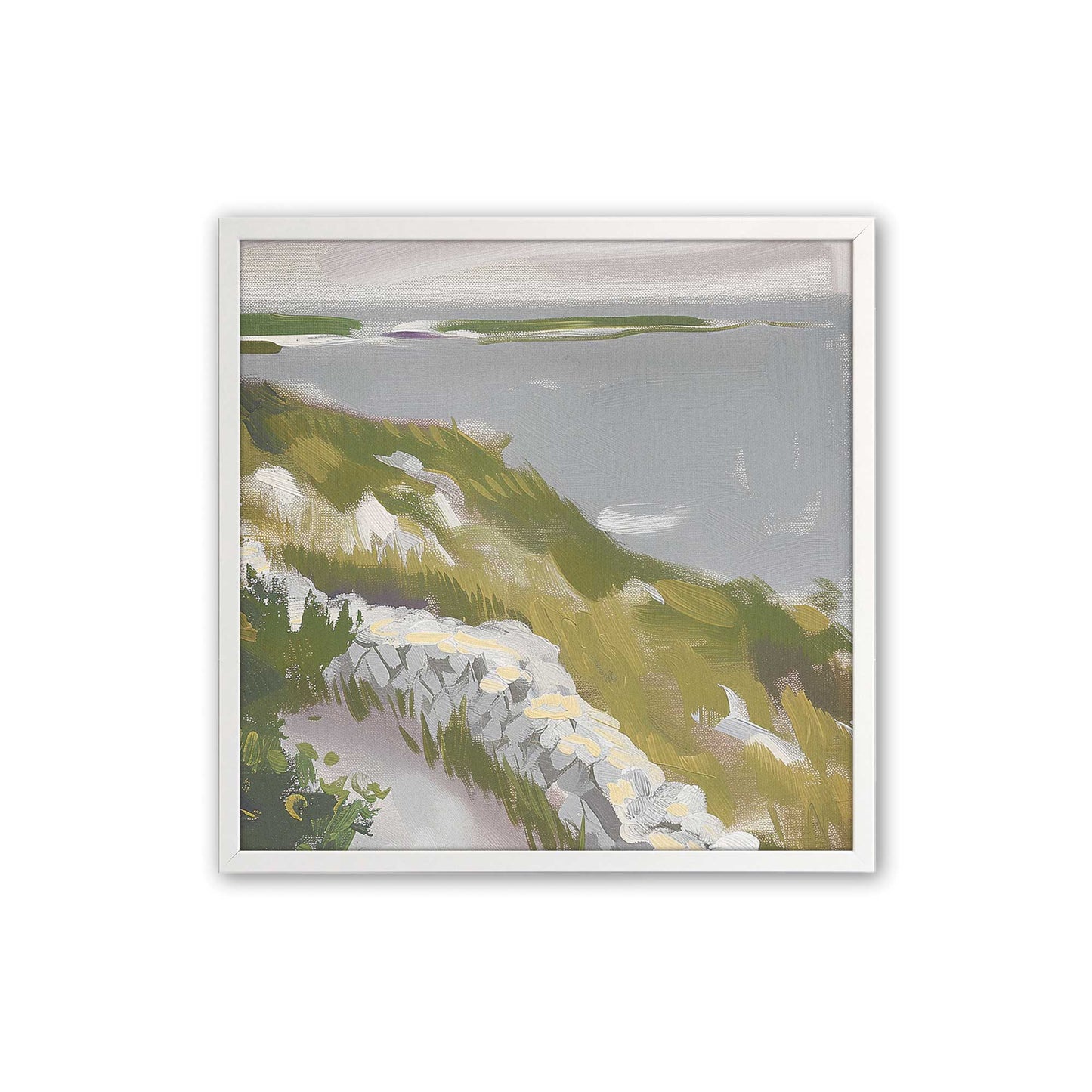 Coastal Path to the Sea Art Print, Set of 2