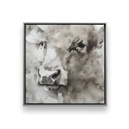 Watercolor Cows Canvas Print, Set of 2