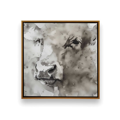 Watercolor Cows Canvas Print, Set of 2