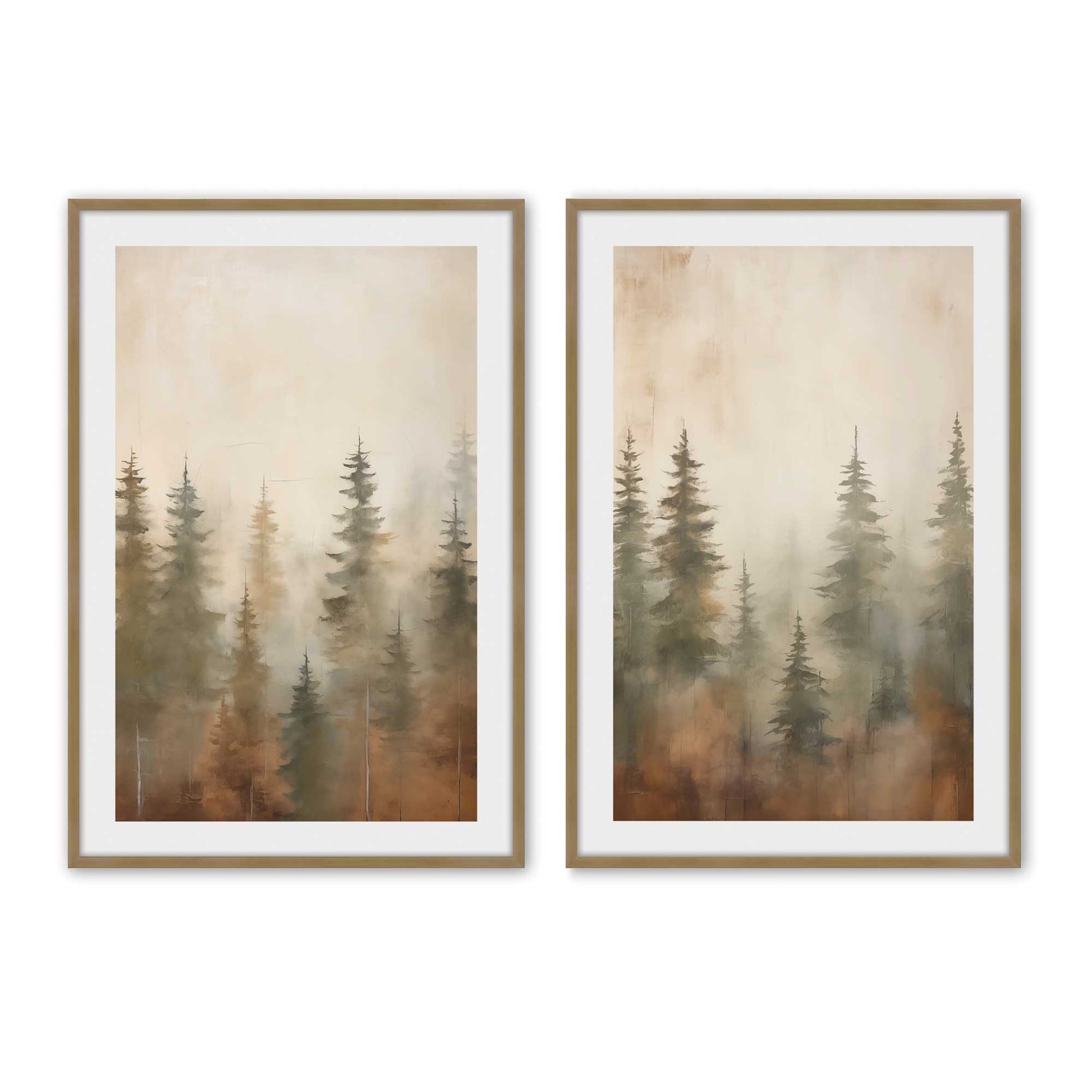 [Color:Brushed Gold], Picture of art in a Brushed Gold frame