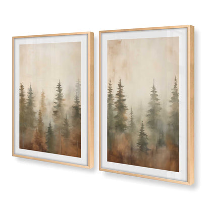 [Color:Raw Maple], Picture of art in a Raw Maple frame at an angle