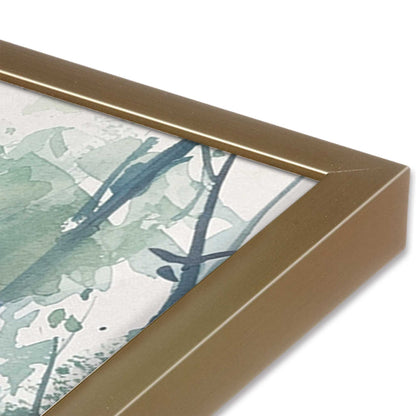 [Color:Brushed Gold], Picture of art in a Brushed Gold frame of the corner