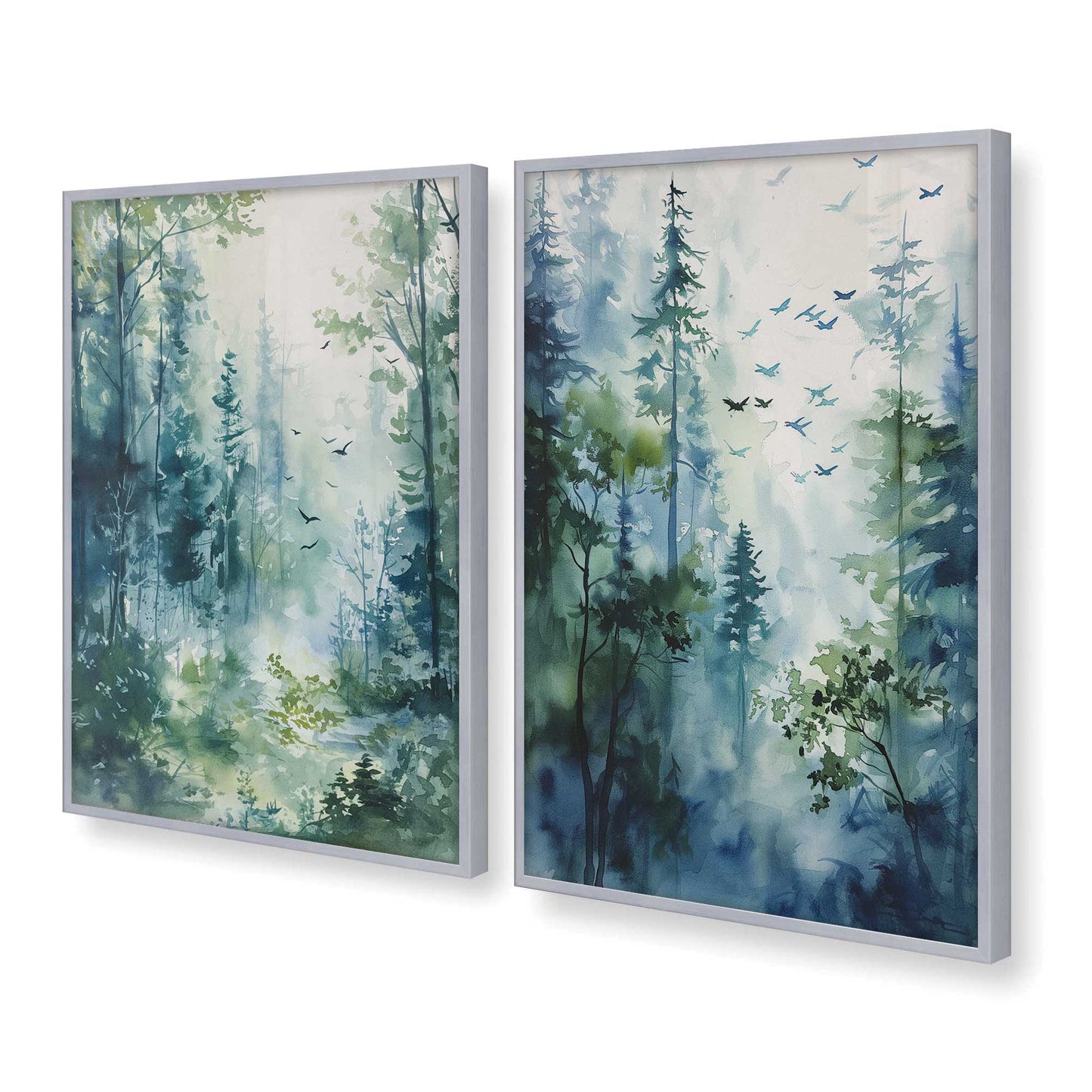 [Color:Polished Chrome], Picture of art in a Polished Chrome frame at an angle