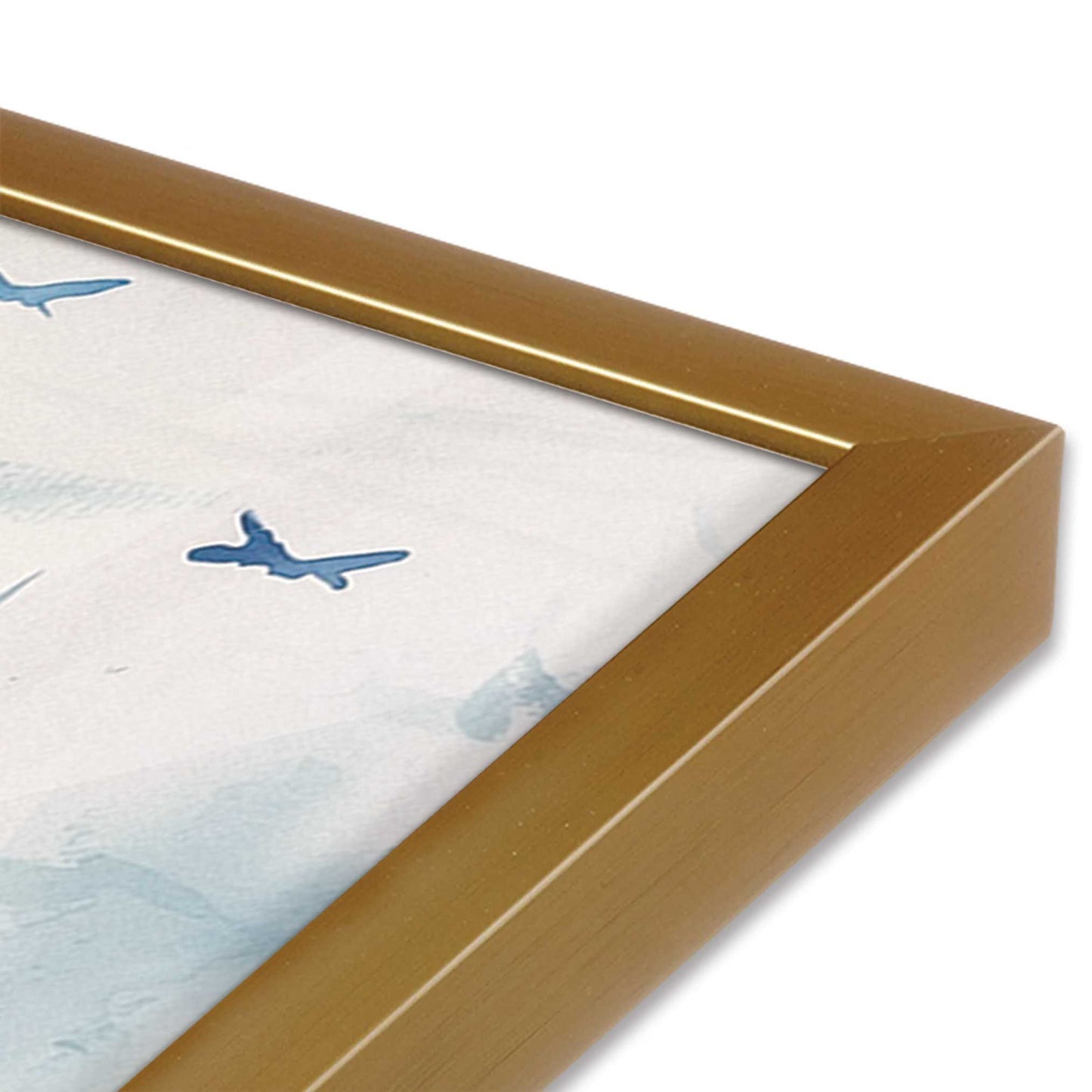 [Color:Polished Gold], Picture of art in a Polished Gold frame