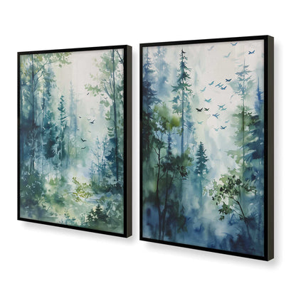 [Color:Satin Black], Picture of art in a Satin Black frame at an angle