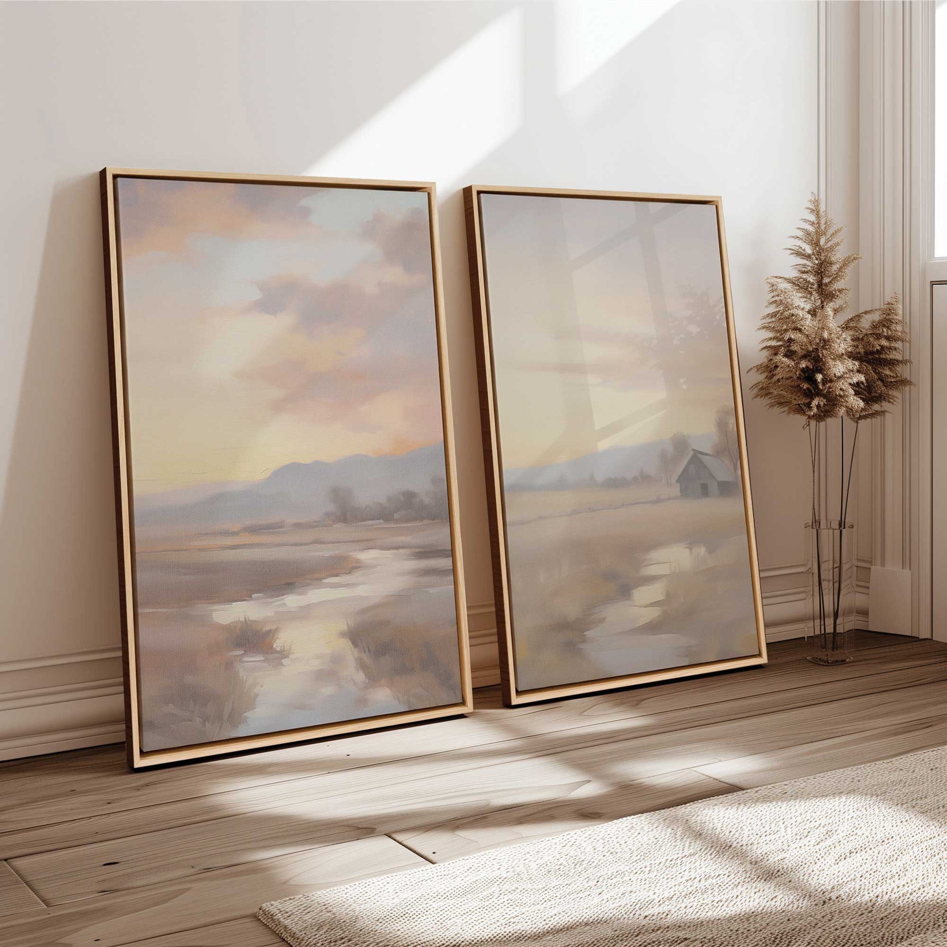 [Color:American Maple], Picture of art in a American Maple frame