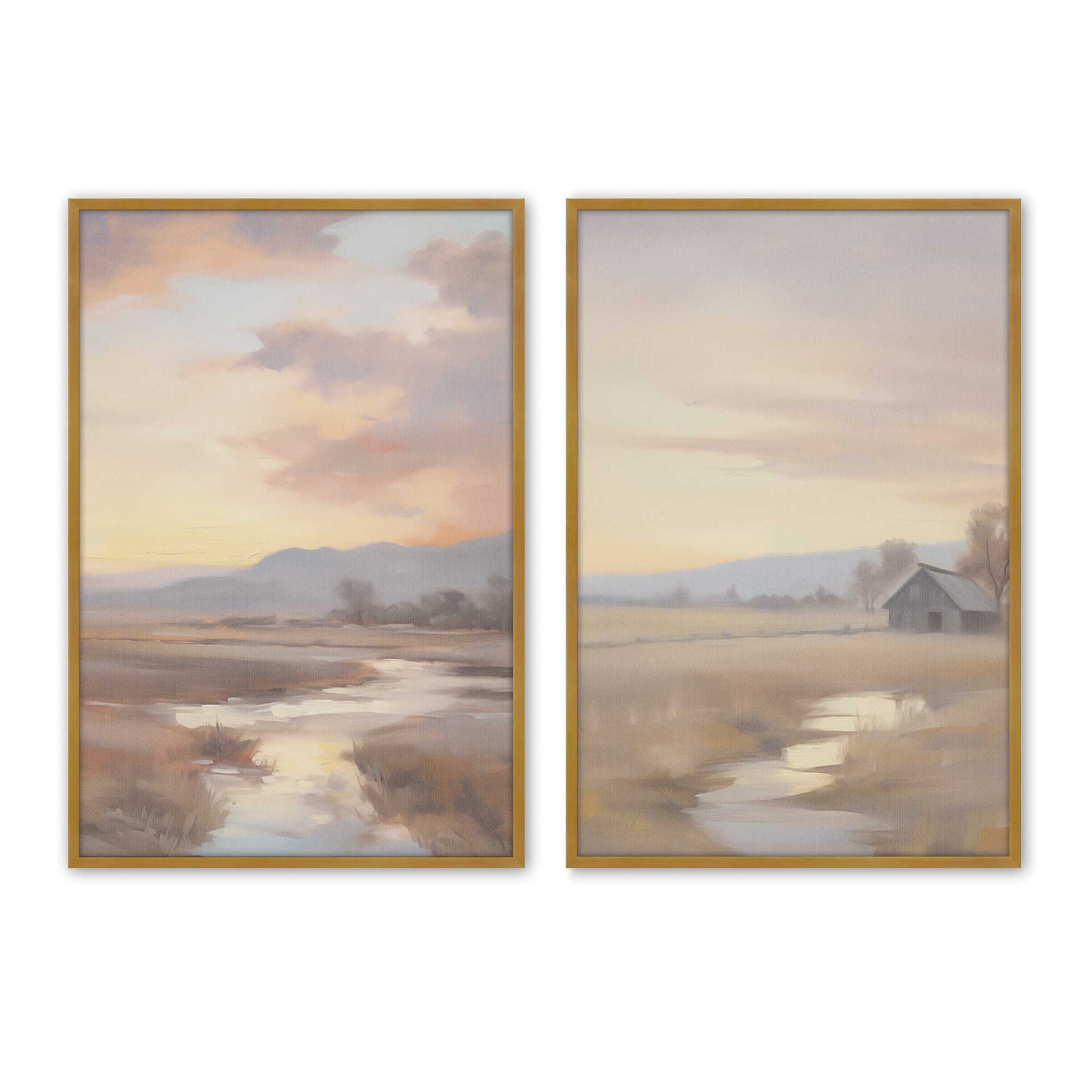 [Color:Polished Gold], Picture of art in a Polished Gold frame