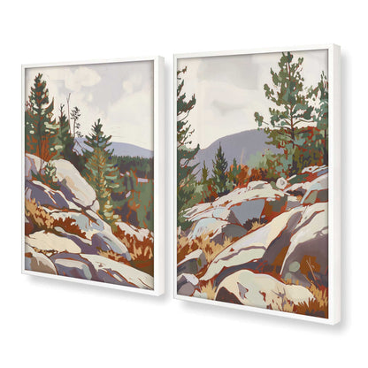 [Color:Opaque White], Picture of art in a Opaque White frame at an angle
