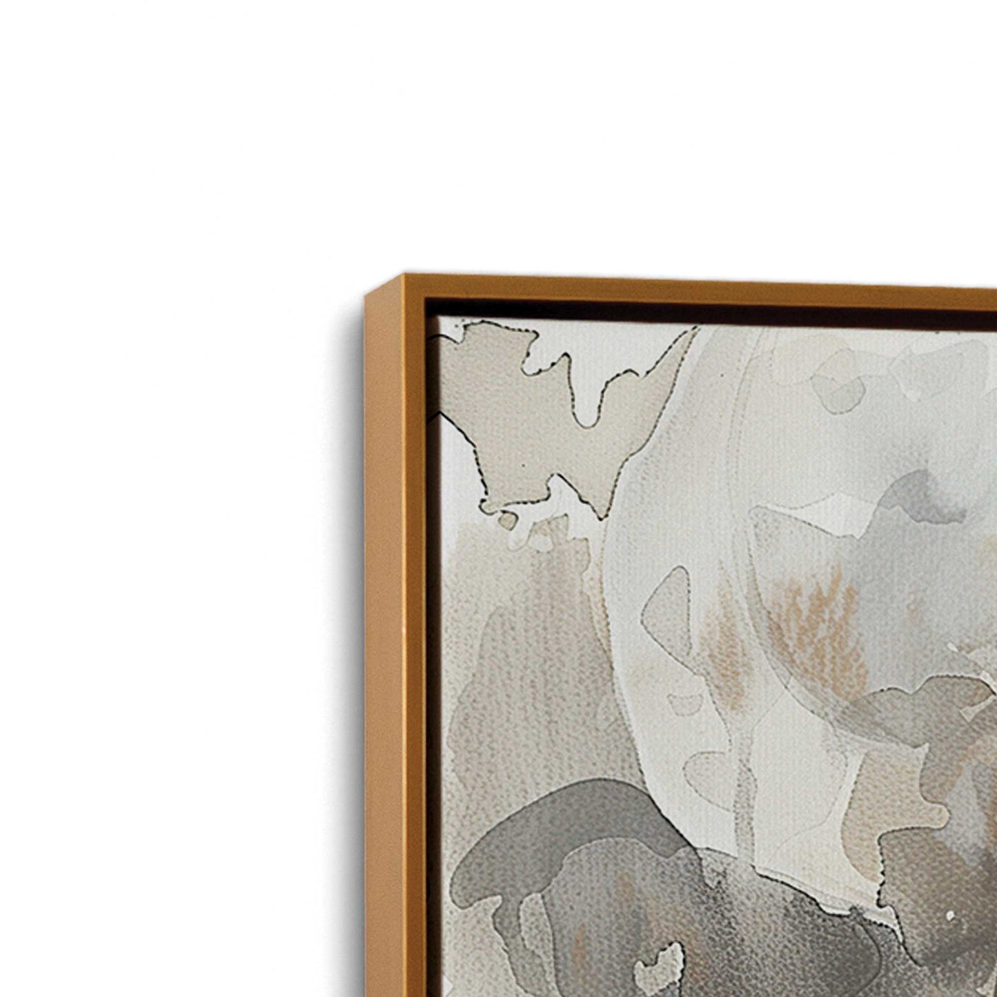 Bisons in Watercolor Canvas Print, Set of 2