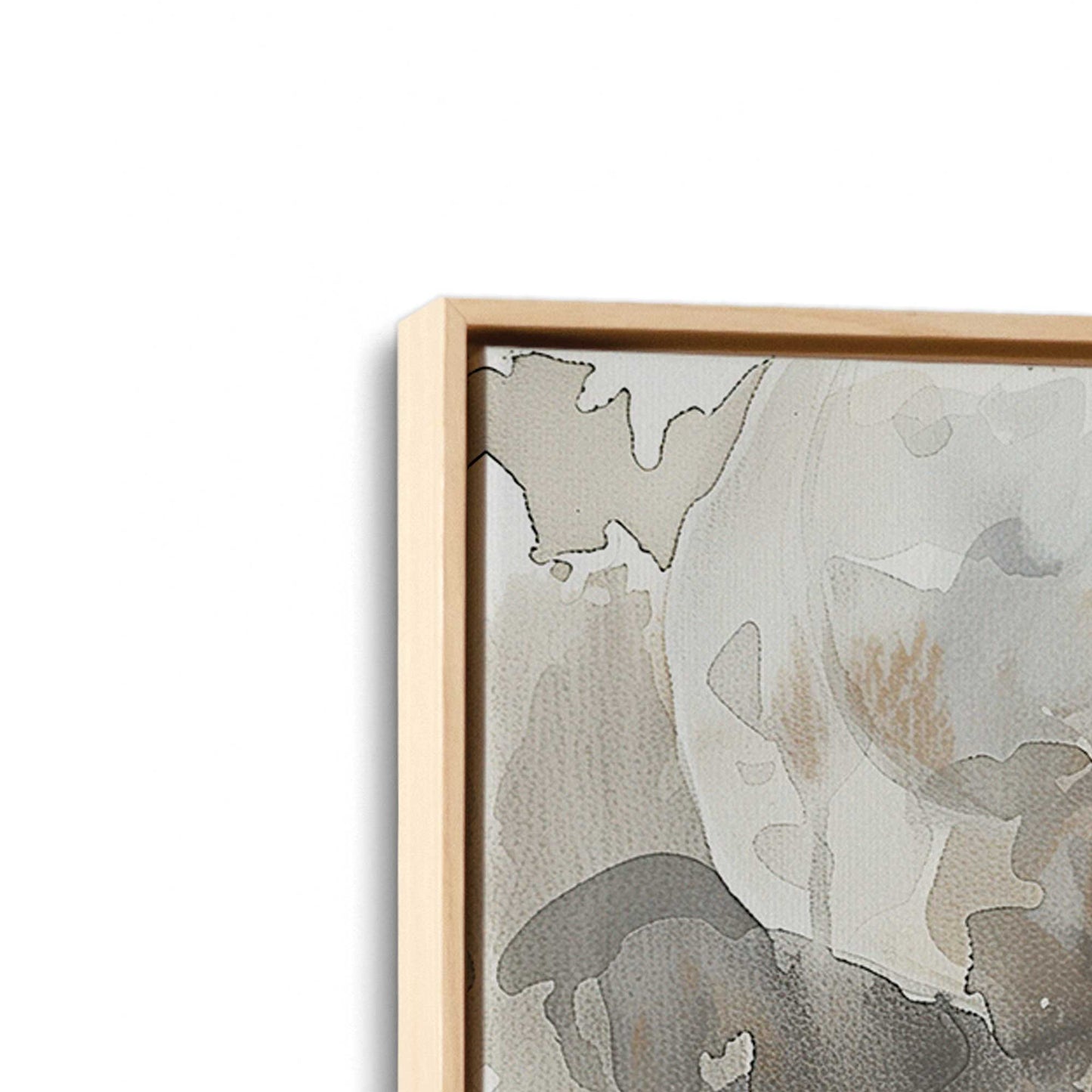 Bisons in Watercolor Canvas Print, Set of 2
