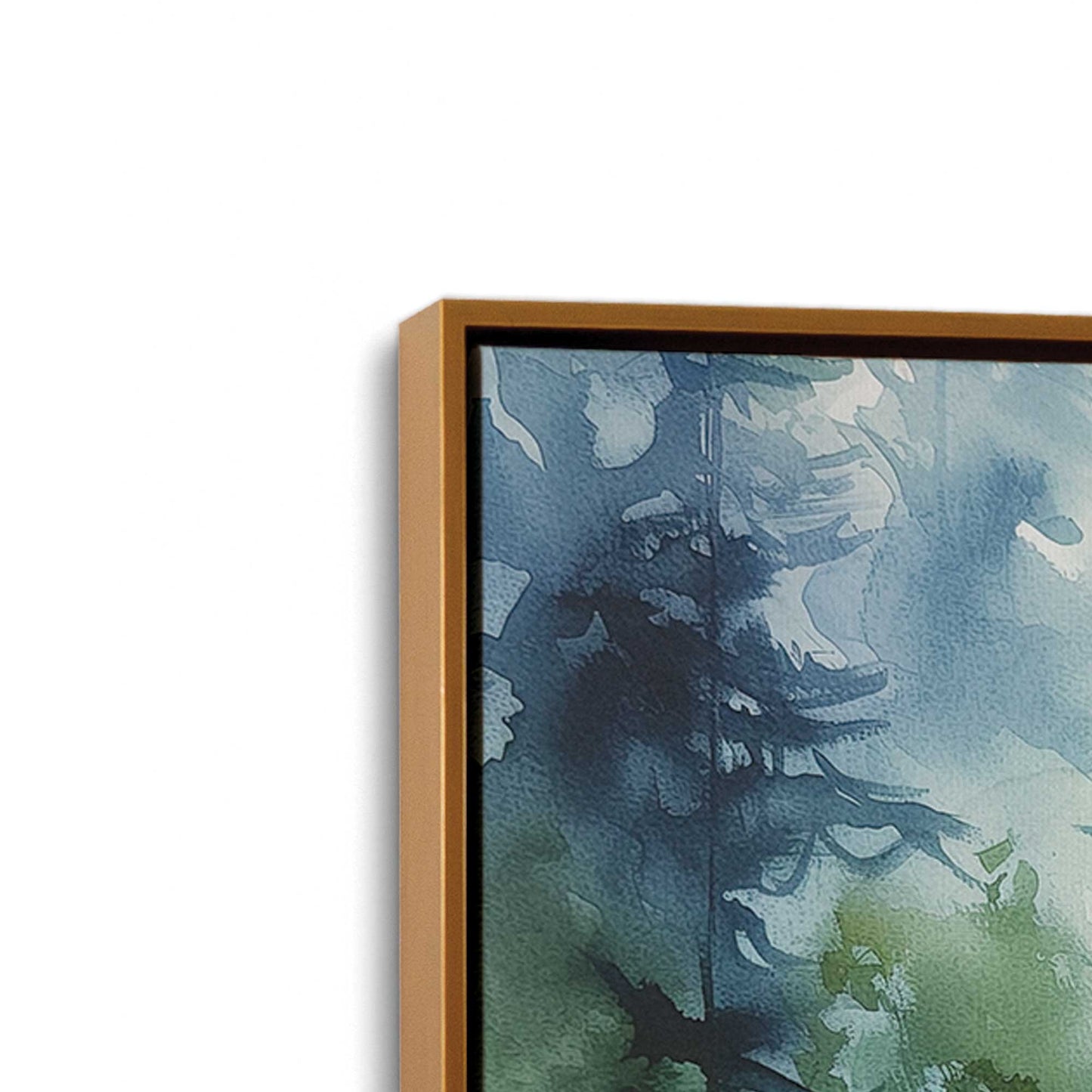 Quiet Forest Morning Canvas Print, Set of 2