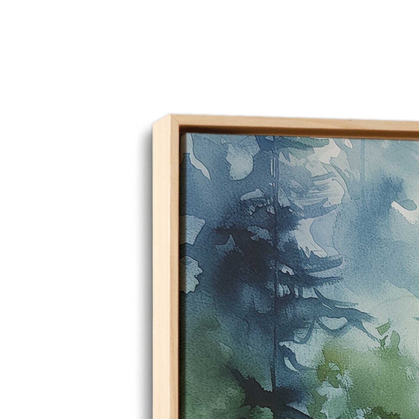 Quiet Forest Morning Canvas Print, Set of 2