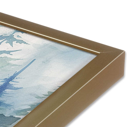 Quiet Forest Morning Art Print, Set of 2