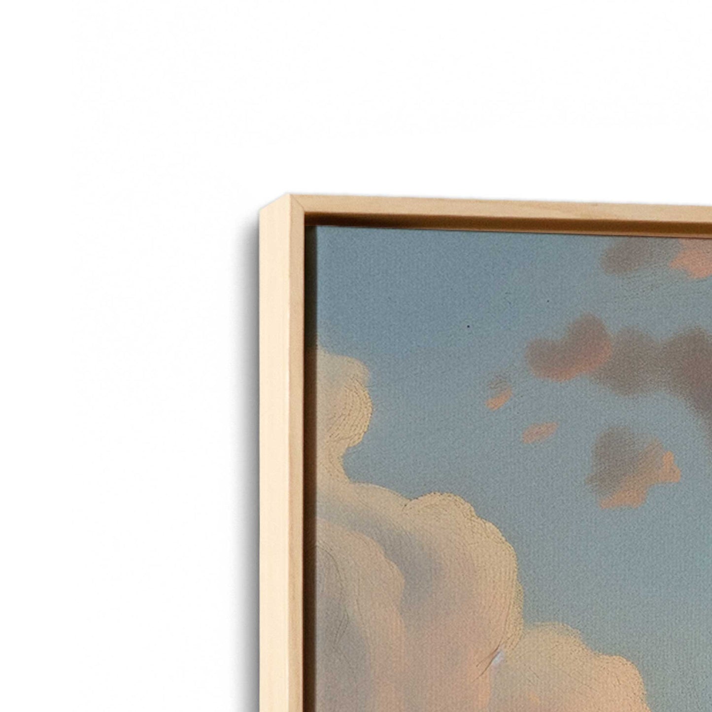 Radiant Evening Clouds Canvas Print, Set of 2