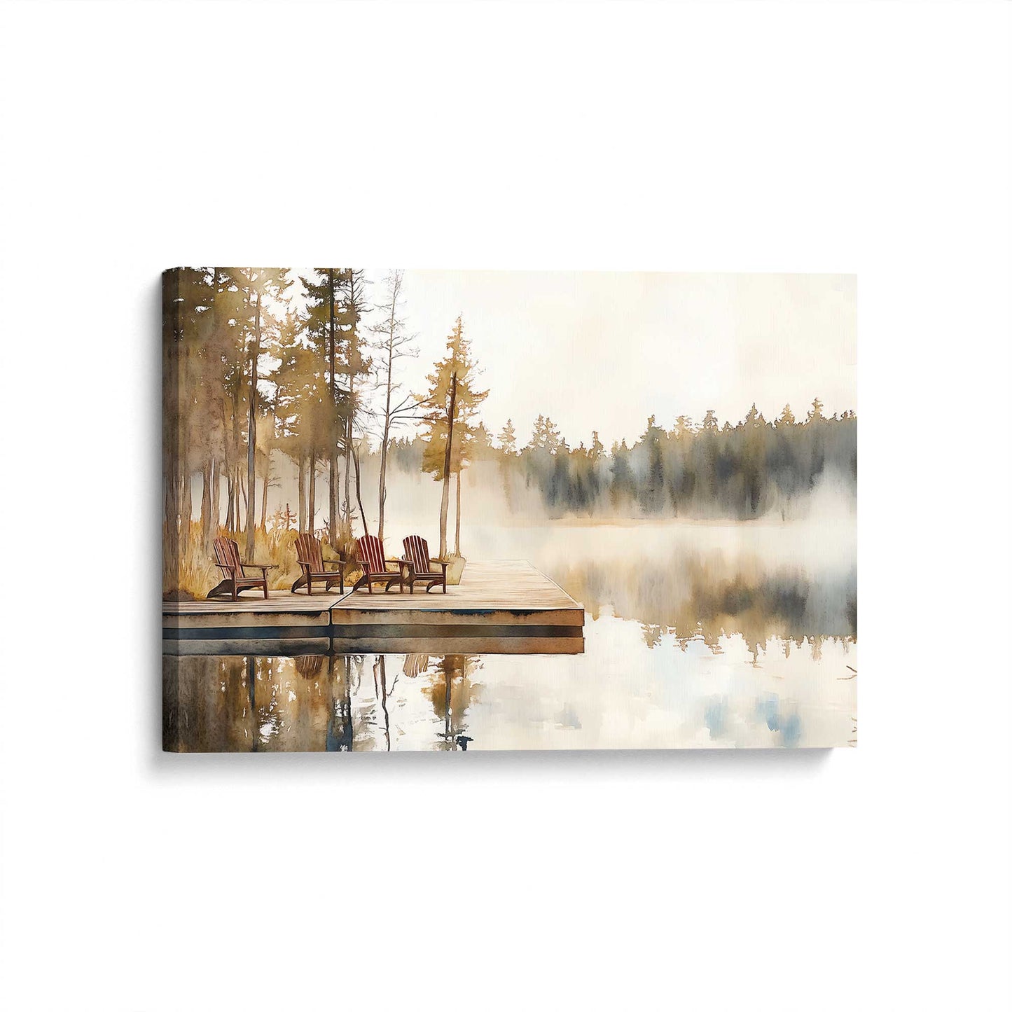 [Color:Stretched Canvas], Picture of art at an angle