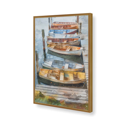 [Color:Polished Gold], Picture of art in a Polished Gold frame of the corner