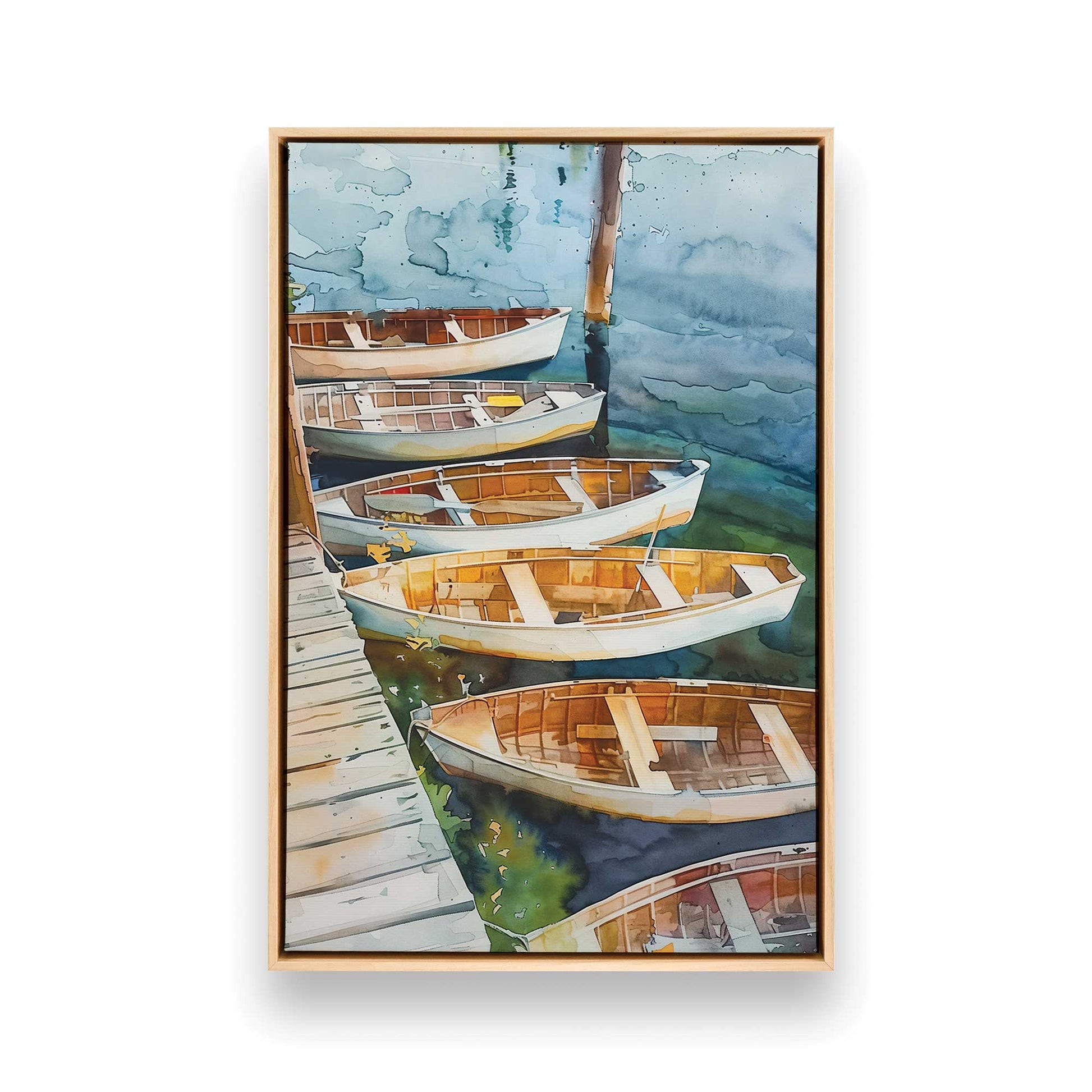 [Color:American Maple], Picture of art in a American Maple frame