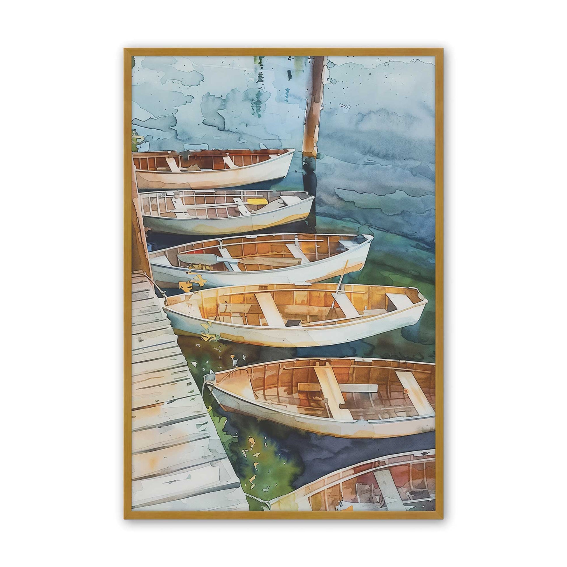 [Color:Polished Gold], Picture of art in a Polished Gold frame