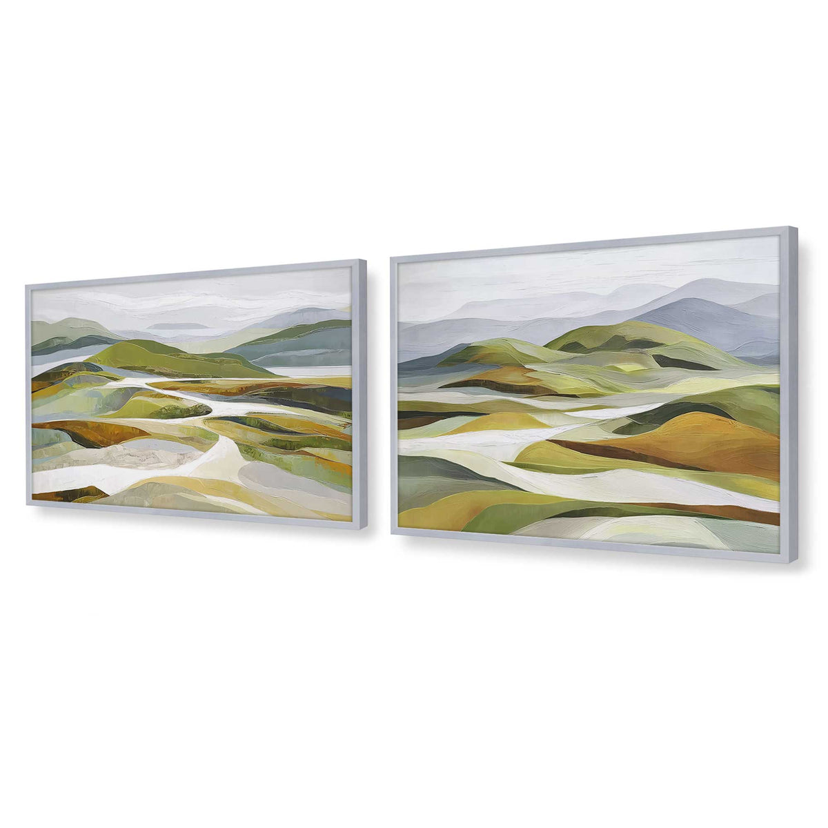 [Color:Polished Chrome], Picture of art in a Polished Chrome frame of the corner