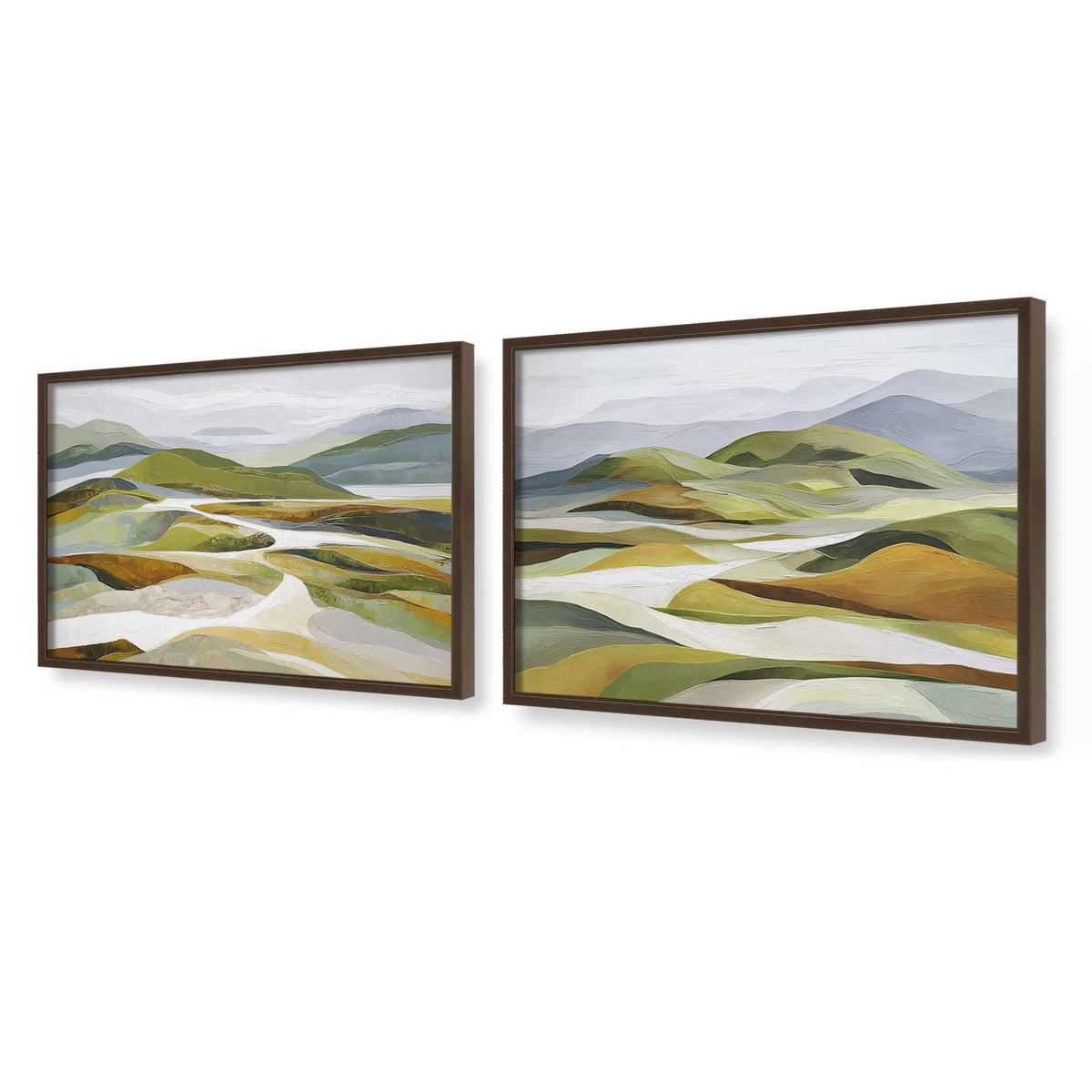 [Color:Belvinder Brown], Picture of art in a Belvinder Brown frame of the corner
