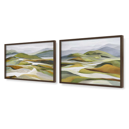 [Color:Belvinder Brown], Picture of art in a Belvinder Brown frame of the corner