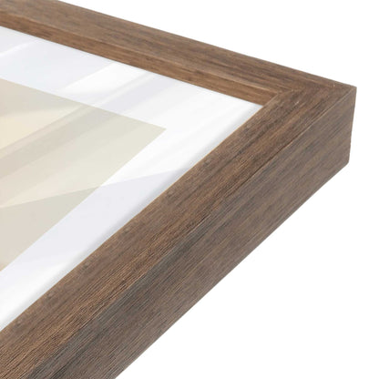[Color:Walnut], Picture of art in a Walnut frame at an angle