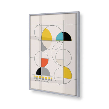 [Color:Polished Chrome], Picture of art in a Polished Chrome frame of the corner