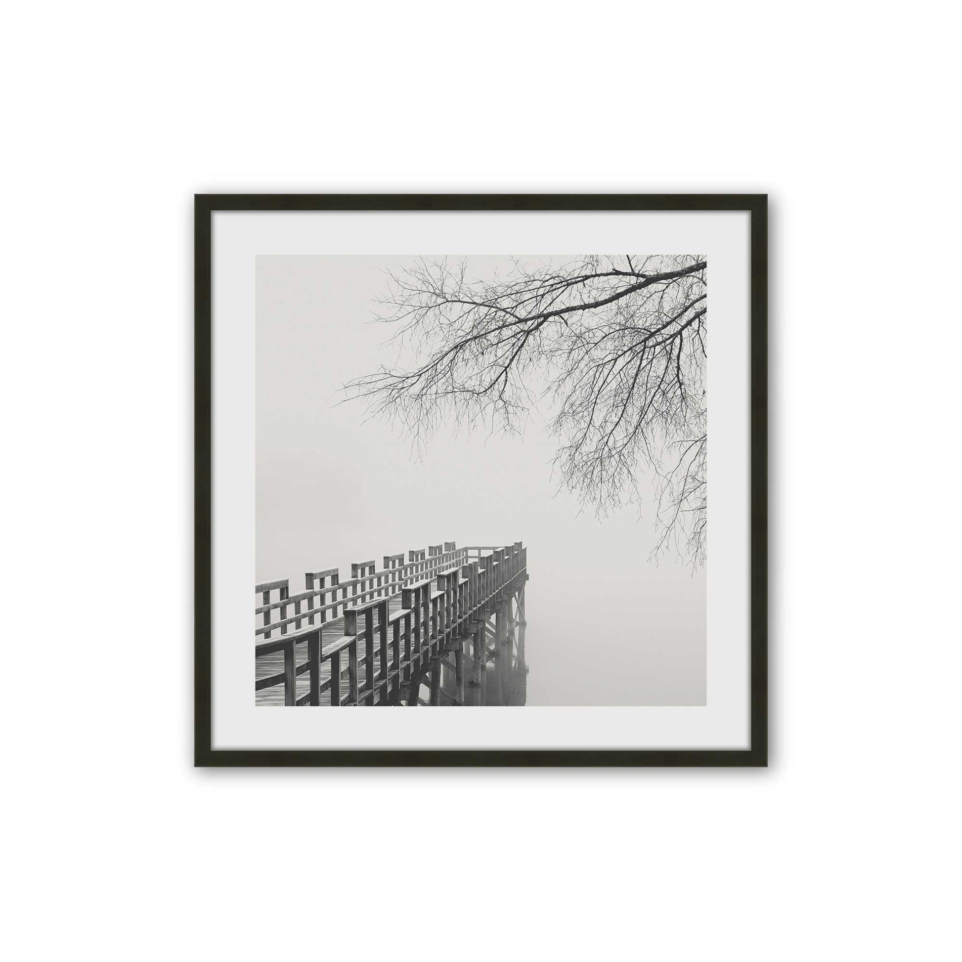 [Color:Satin Black], Picture of art in a Satin Black frame