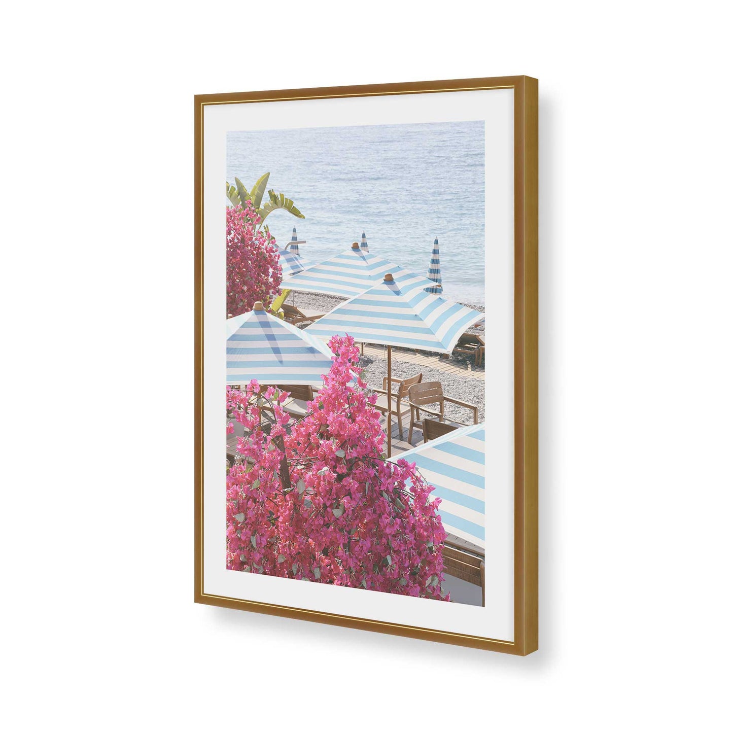 [Color:Polished Gold], Picture of art in a Polished Gold frame of the corner