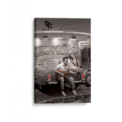 [Color:Stretched Canvas], Picture of art at an angle