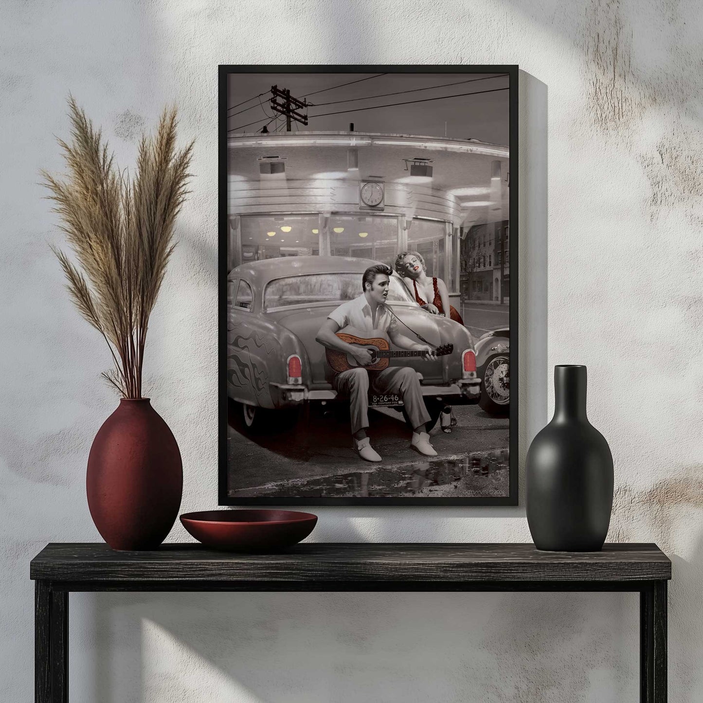 [SPECIAL],[LIFESTYLE], Picture of art hanging in a room