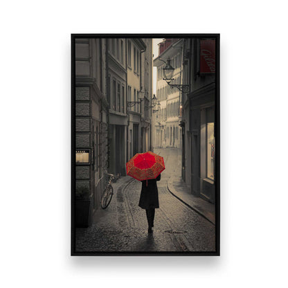 [Color:Satin Black], Picture of art in a Satin Black frame