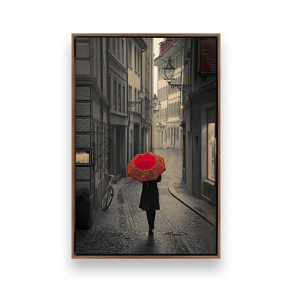 [Color:Walnut], Picture of art in a Walnut frame