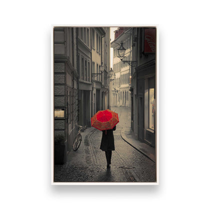 [Color:Opaque White], Picture of art in a White frame