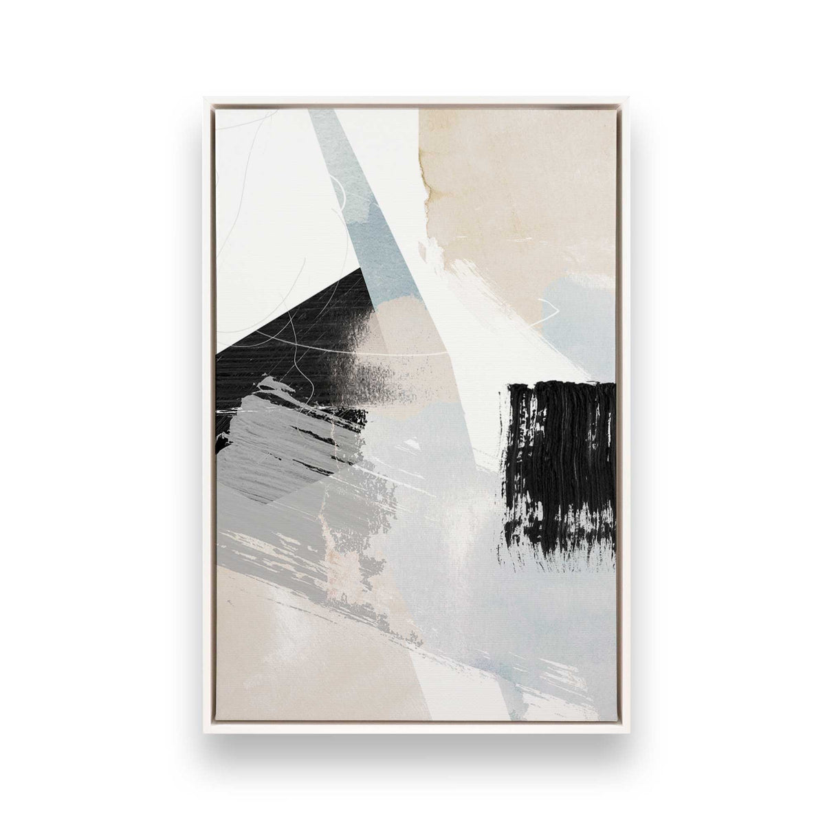 [Color:Opaque White], Picture of art in a White frame