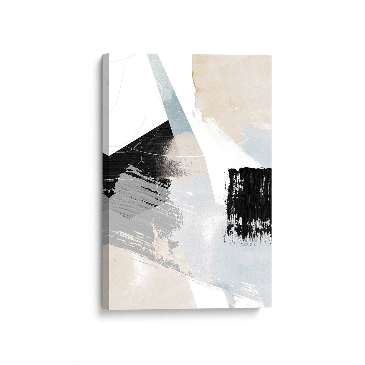 [Color:Stretched Canvas], Picture of art at an angle